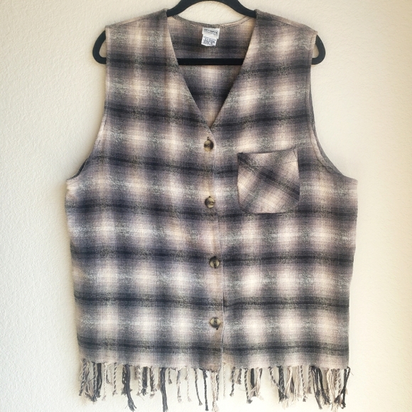 Vintage Jackets & Blazers - Vintage Fringe Vest